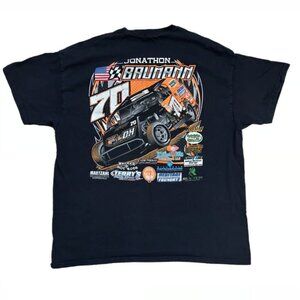 NWT Off Road Racing Dirt Track Big Logo T Shirt Black Full Size